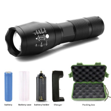 High Power Waterproof 10W XML T6 Aluminum Lantern Led Flashlight,dimmable Zoom Powerful 18650 G700 Tactical Rechargeable Torch